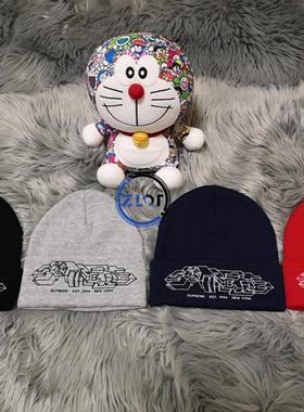 渠道货ZLOT 19FW 艺术家抽象Logo刺绣Beanie 冷帽 针织帽 毛线帽