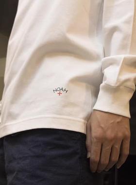 ZLOT NOAH NYC Recycled Cotton L/S Tee经典十字小标 长袖 T恤