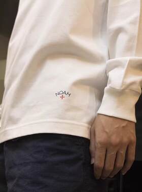 十字小标长袖青春流行男女同款