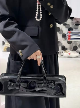 日系蝴蝶结法棍包纯手工套结