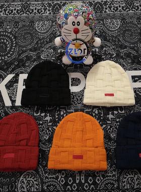 渠道货ZLOT 19FW Basket Weave Beanie编织方格冷帽 针织帽毛线帽
