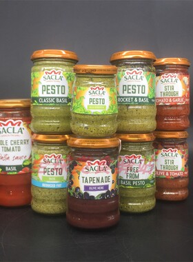 意大利面酱Basil Pesto Pasta Sauce萨克拉即食意面酱罗勒意粉酱