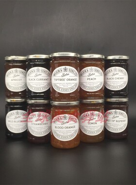 Tiptree缇树0脂减糖草莓果酱橙子黑加仑蓝莓酱面包早餐涂抹吐司酱