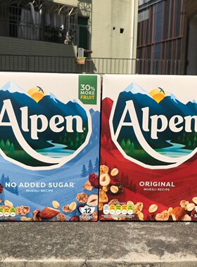 Alpen Muesli Recipe欧倍燕麦麦片无加糖高纤维水果坚果即食麦片