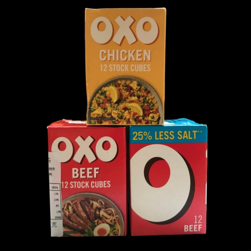 OXO英国牛肉鸡肉汤粒StockCubes
