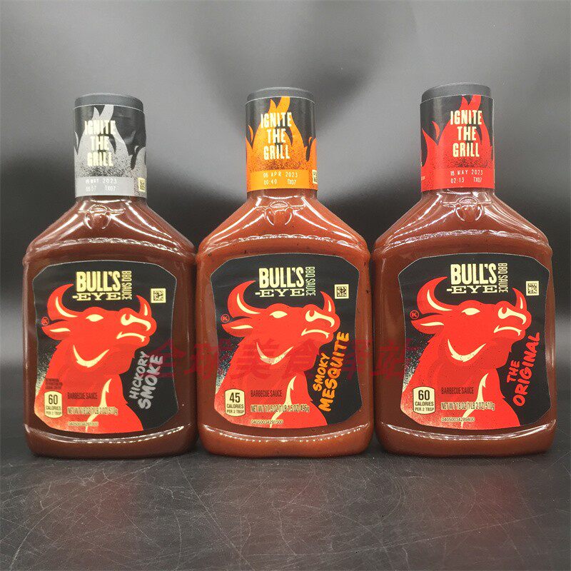 烟熏味BULL'S-EYE美国BBQ烧烤酱图片