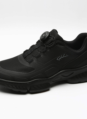 专柜正品沙驰男鞋25秋冬系列真皮百搭米其林大底旋转扣休闲运动鞋