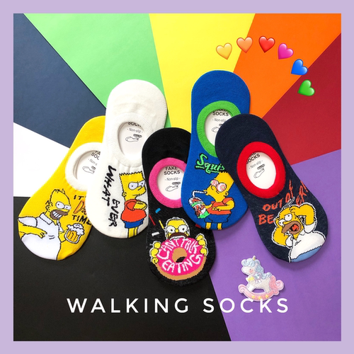 5双装ins可爱卡通硅胶女防滑防臭