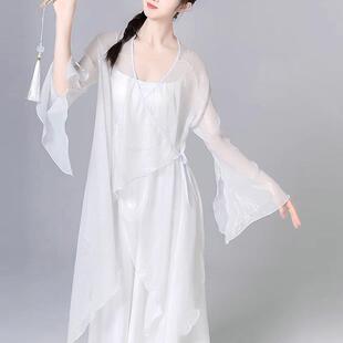 今生纱衣白蛇装身韵服古典舞蹈新前世爵士古风飘逸中国舞衣舞台服