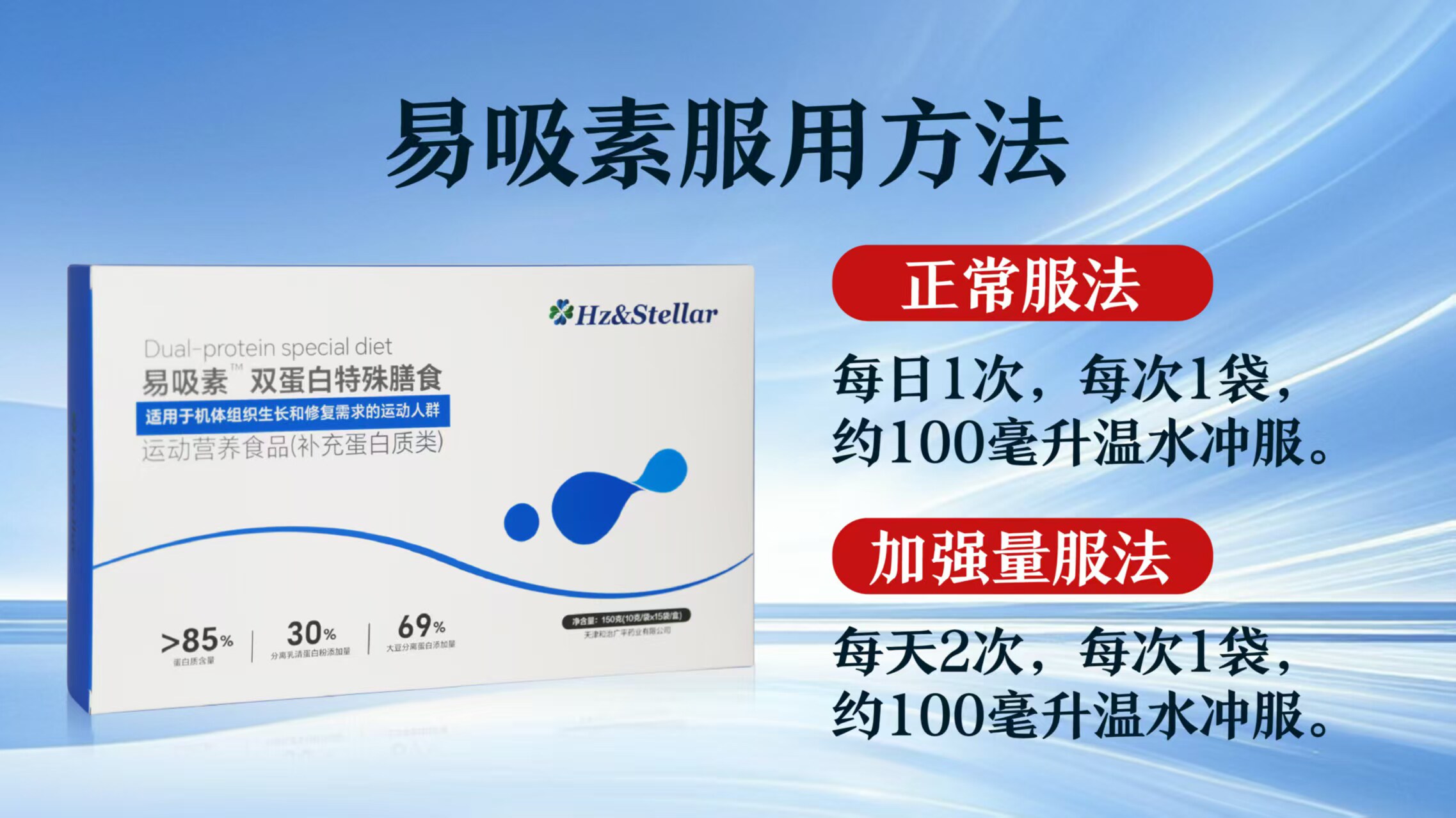 营养与健康栏目易吸素双蛋白特殊膳食补充营养源码正品