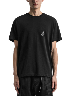 2025暗黑潮牌MMJ骷髅头MASTERMIND WORLD宽松高街反光印花T恤短袖