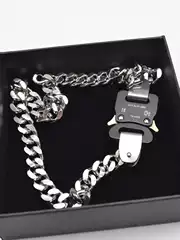 1017 Alyx Necklace Functional Style Unisex Couple Model Clasp Lock Stainless Steel Chain Hip-Hop Clavicle Chain