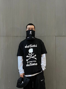 2023春季MASTERMIND WORLD原创纯棉印花短袖TNO MORE WAR T-SHIRT