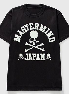 2026夏MMJ骷髅头短袖COLLEGE LOGO T印花男T恤mastermind japan