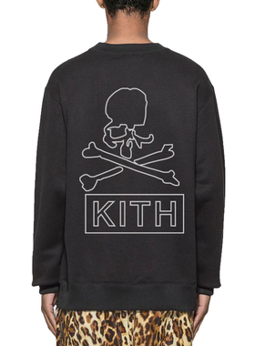 2024MMJ骷髅头mastermind World暗黑潮牌INS印花休闲宽松卫衣