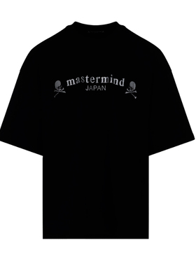 3m反光印花logo MMJ mastermind金属色机车纯棉男上衣半袖T恤打底