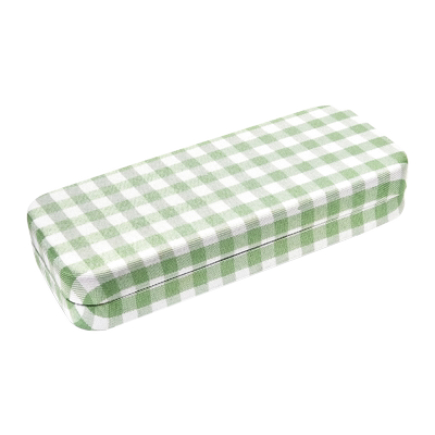 GECLL方形格纹款眼镜盒