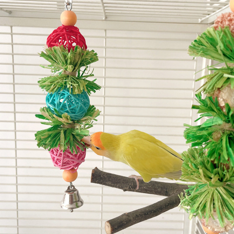 鹦鹉玩具啃咬串玉米皮芯藤球小宠玄凤牡丹虎皮中小型类鸟笼用品,宠物/宠物食品及用品,鸟玩具,淘宝优惠券,粉丝福利购,淘宝优惠卷