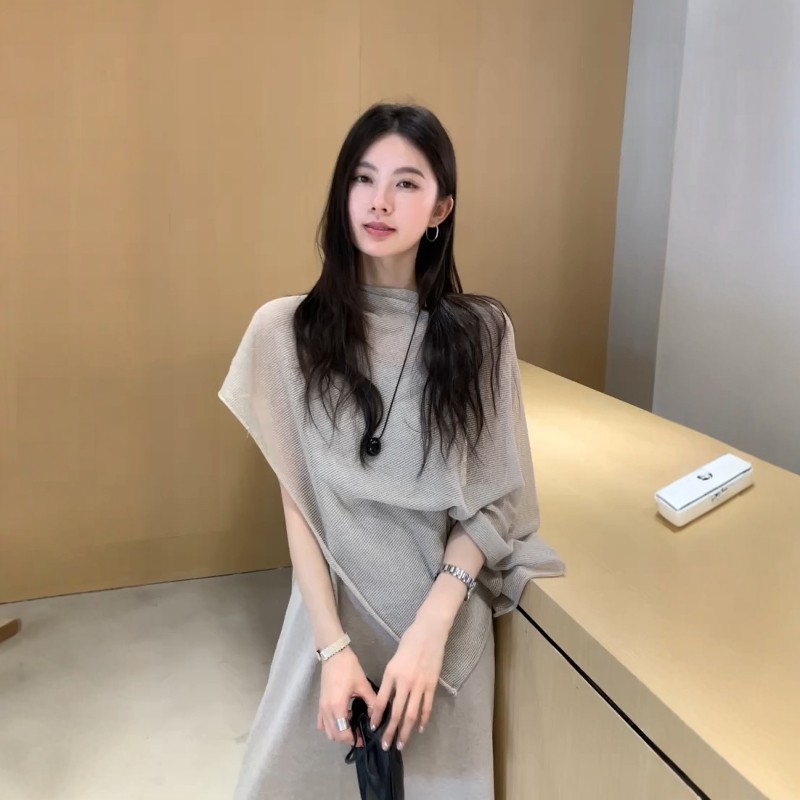 松弛慵懒气质套装女2025新款不规则防晒罩衫披肩吊带连衣裙两件套,女装/女士精品,连衣裙,淘宝优惠券,粉丝福利购,淘宝优惠卷