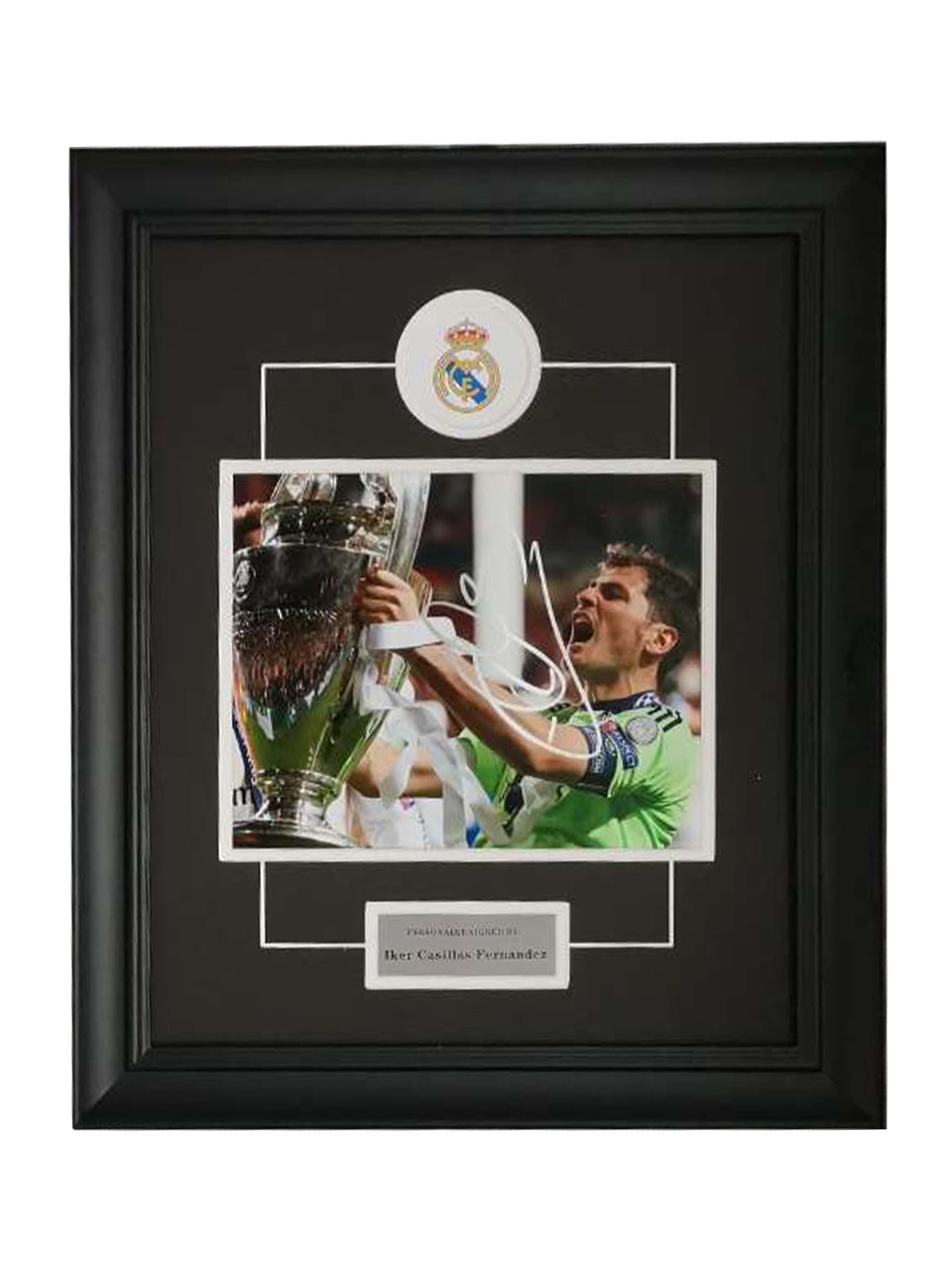 独具装裱 卡西利亚斯 亲笔签名 照片 装裱 相框 可定制