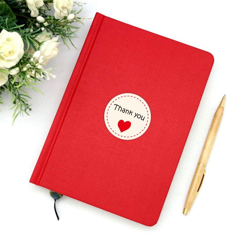 新款爱心谢谢贴纸 圆形封口贴 个性感谢礼物装饰标签,包装,不干胶标签,淘宝优惠券,粉丝福利购,淘宝优惠卷