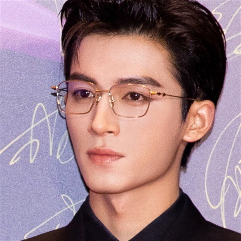 31265韩版银色素颜神器金属眼镜可配近视女度数小框方框防蓝光平