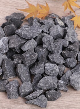黑色砾石 市政工程铺路碎石子洗米石建筑机制灰色小石子水磨石头
