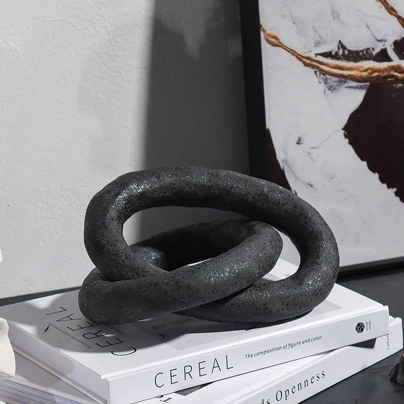 陶瓷摆件现代家居饰品客厅样板房电视柜装饰简约侘寂风创意工艺品,特色手工艺,其他特色工艺品,淘宝优惠券,粉丝福利购,淘宝优惠卷