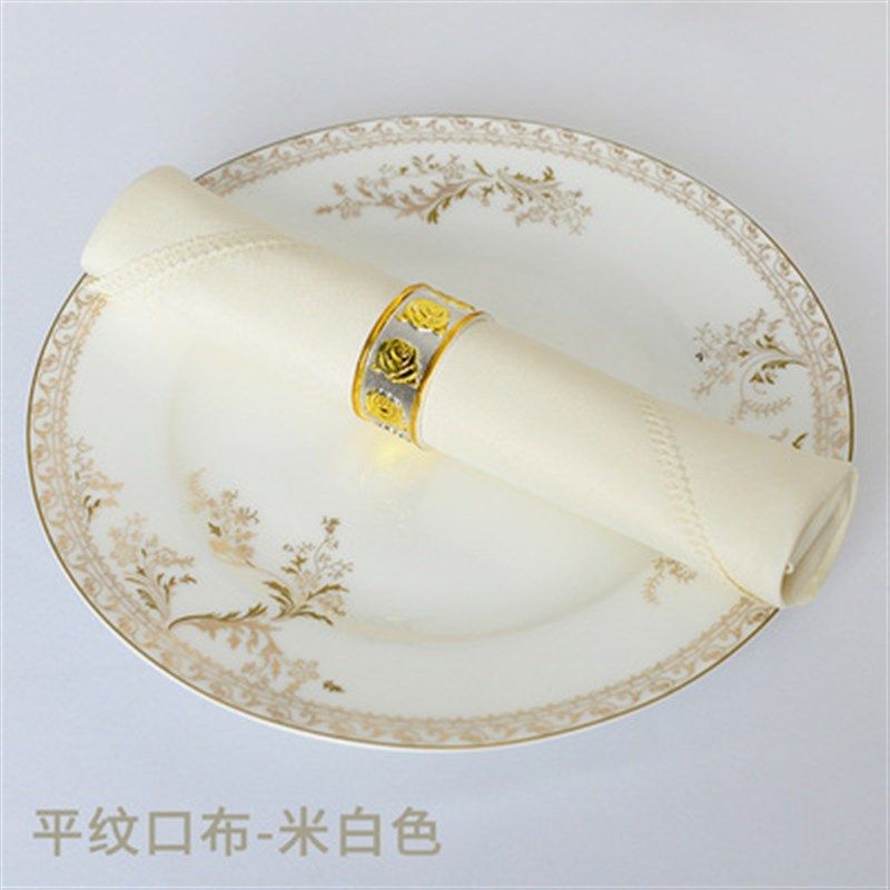 酒店西餐厅口布纯色素色餐巾布红色白色蓝色平纹折花餐布家居,居家布艺,餐垫,淘宝优惠券,粉丝福利购,淘宝优惠卷