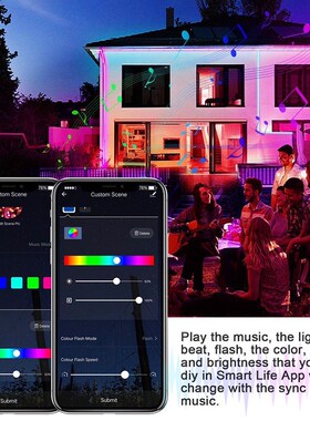 新款 2835 3528 le灯带套装 涂鸦WIFI双模灯带 七彩氛围灯带