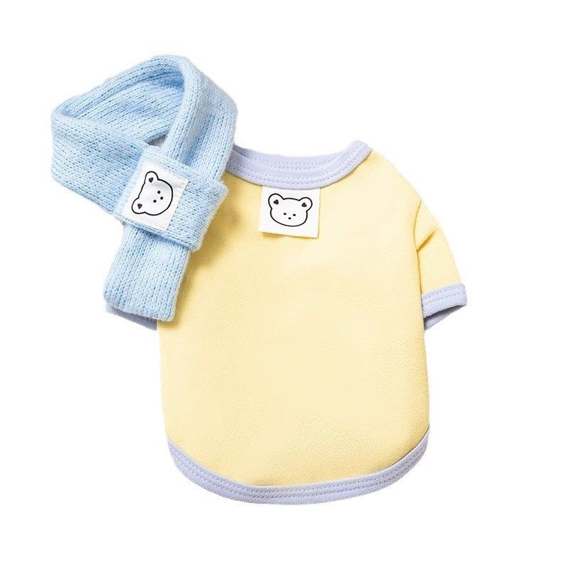 季狗狗马卡龙打底衫猫咪两脚带围巾套装宠物保暖泰迪比熊衣服,宠物/宠物食品及用品,猫宠物服装/雨衣（新）,淘宝优惠券,粉丝福利购,淘宝优惠卷