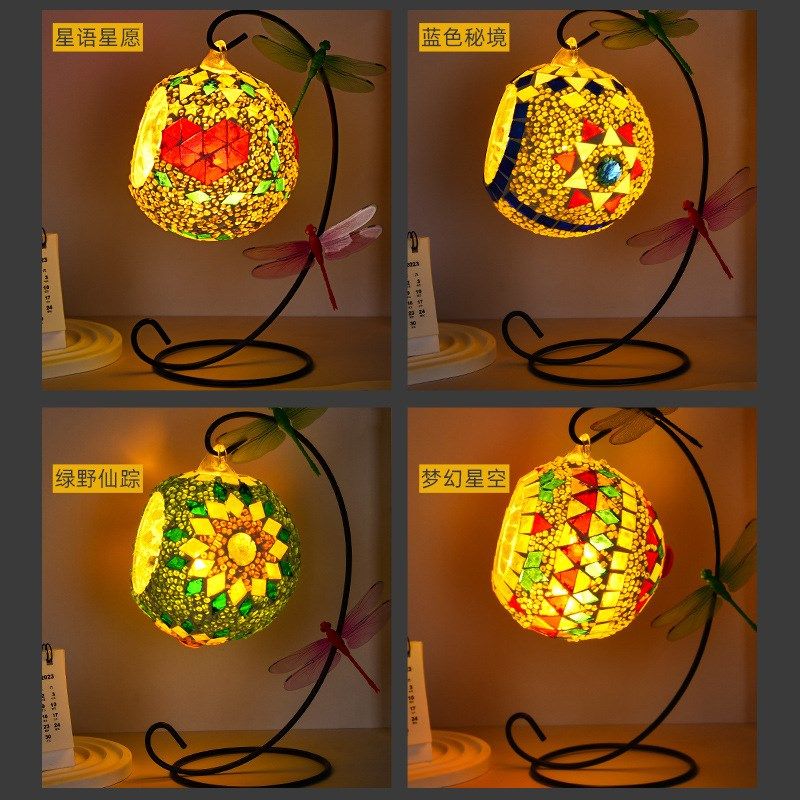 iy悬挂烛台马赛克手工材料包亲子玩具互动创意饰品摆件团建暖场,玩具/童车/益智/积木/模型,其它玩具,淘宝优惠券,粉丝福利购,淘宝优惠卷