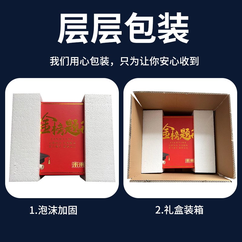 中考高考加油可乐定制刻字送男生女生18岁成人礼金榜题名礼盒套装图片