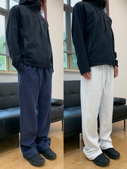 07QWER 秋季加长版运动休闲百搭卫裤简约基础小A直筒长裤子流行男