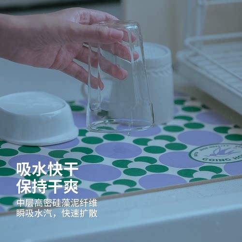 【拒绝积水返潮】吸水速干沥水垫