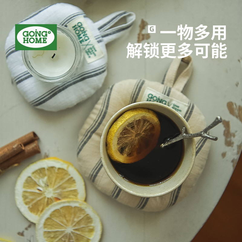 复古布艺夹棉杯垫茶垫首饰手表托