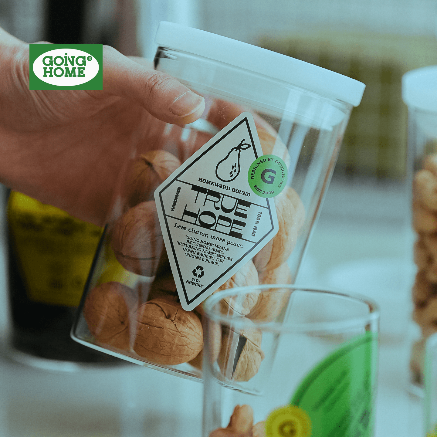 【密封防潮】坚果核桃玻璃收纳罐