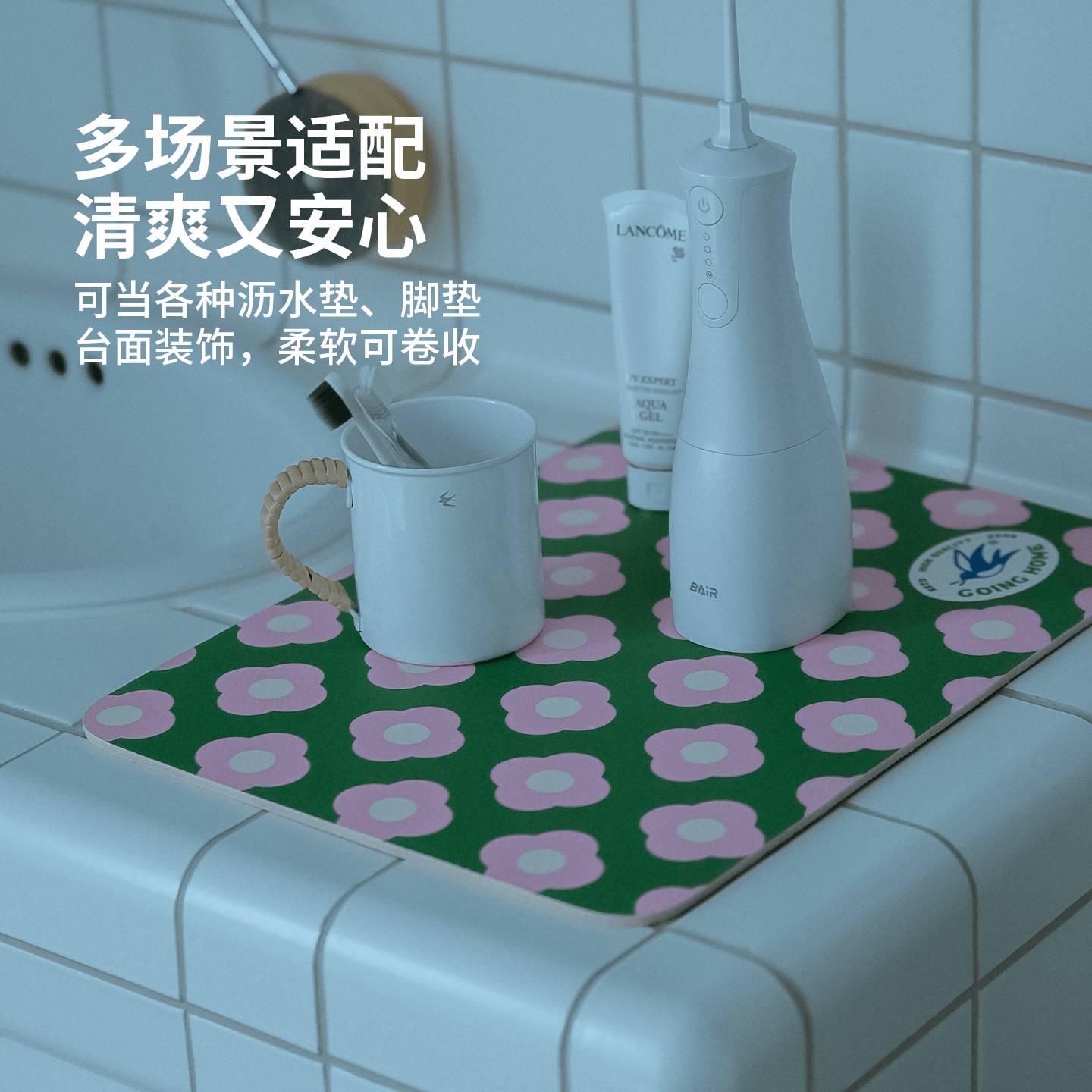 【保持台面干爽】硅藻泥厚吸水垫