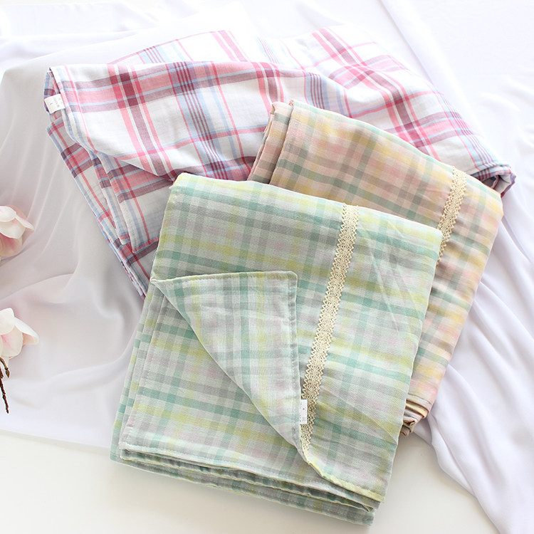 夏季睡眠好伴侣~纯棉纱布夏凉被床上用品空调房盖毯 四层六层夏被|ruв категории постельные принадлежности, досуг одеяло/одеяло/одеяло - от Buy2taobao.com для оказания профессиональной услуги покупки агента Taobao