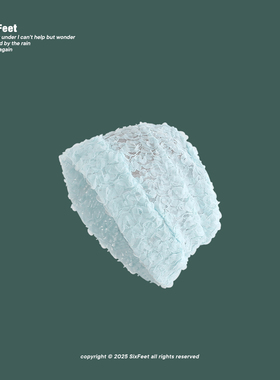 薄款镂空花瓣堆堆帽女夏甜酷辣妹拍照百搭显脸小包头冷帽SixFeet