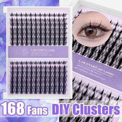 Transparent stem naturally self-adhesive false eyelashes睫毛
