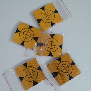 徕卡全站仪反射片定制 三角形反光贴 隧道测量反光片 防水 自贴式