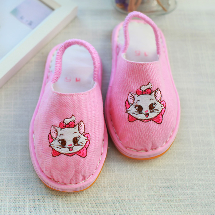 Chaussons enfants en coton pour printemps - semelle tendon - Ref 1011578 Image 3