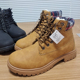 欧单 马丁靴男鞋 少量 外原 加绒保暖防水防滑户外靴子 冬季 46码