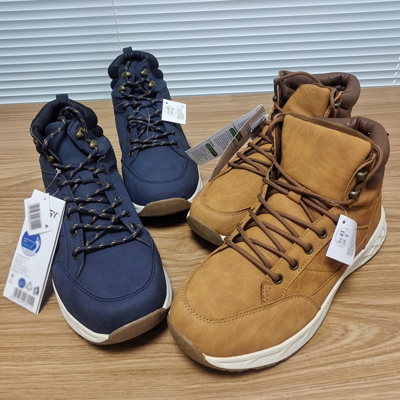 外原~欧单~少量~加绒保暖防水防滑户外鞋~大码冬季休闲男鞋46码
