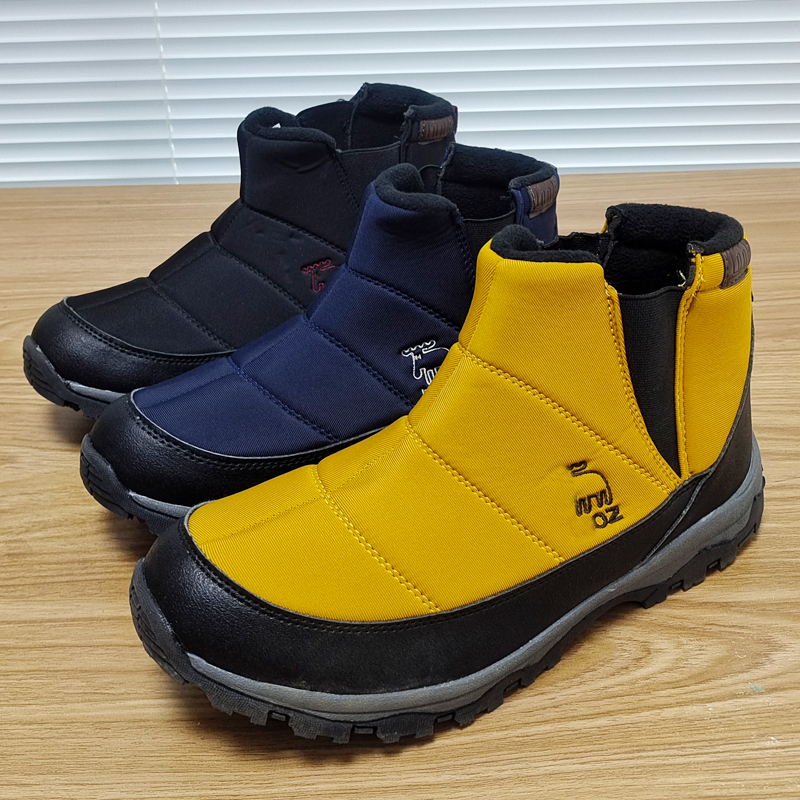 日单保暖防水雪地靴情侣款