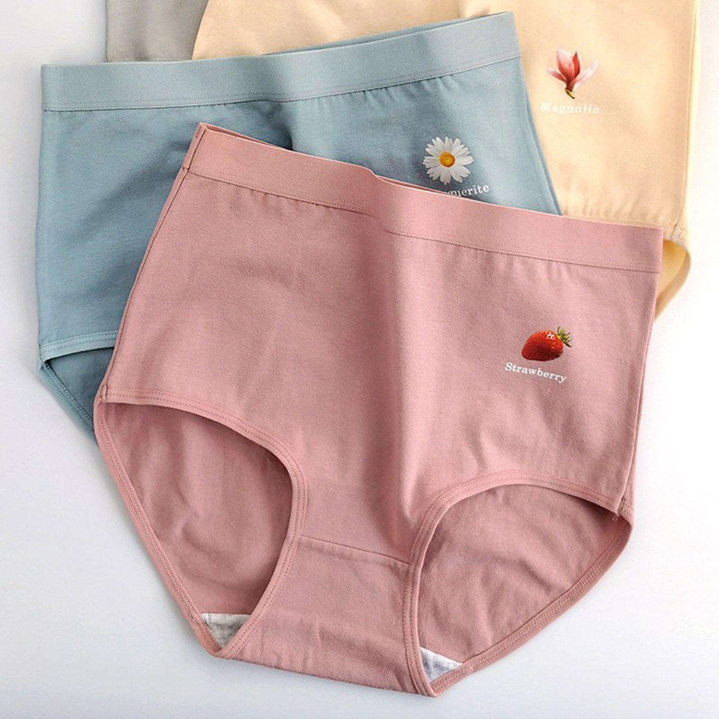 大码纯棉内裤女胖mm包臀弹力全棉抗菌高腰柔软200斤不勒腿三角裤,女士内衣/男士内衣/家居服,女三角裤,淘宝优惠券,粉丝福利购,淘宝优惠卷