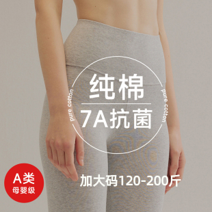 秋冬新款 纯棉A类女200斤高腰收腹胖mm内穿打底裤 保暖御寒 秋裤 大码