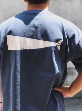 DESCENDANT CACHALOTORGANIC DCDT水洗休闲短袖宽松T恤男情侣25SS