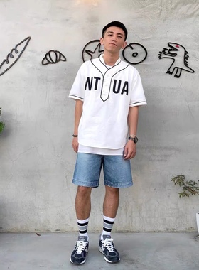 WTAPS LEAGUE SSSHIRT.COTTON.OXFORD短袖 棒球 衬衫 19SS